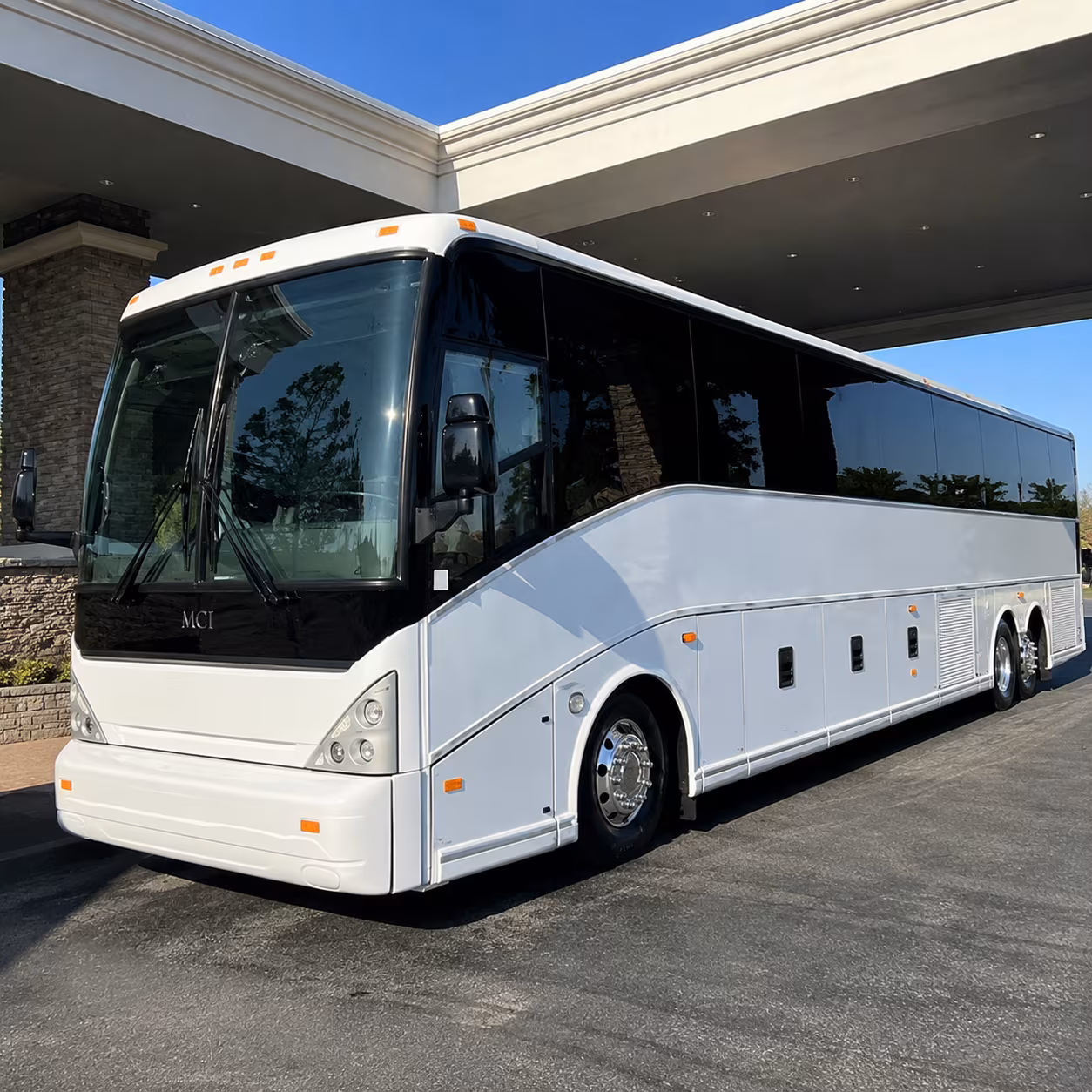 bus rental options for utica trips