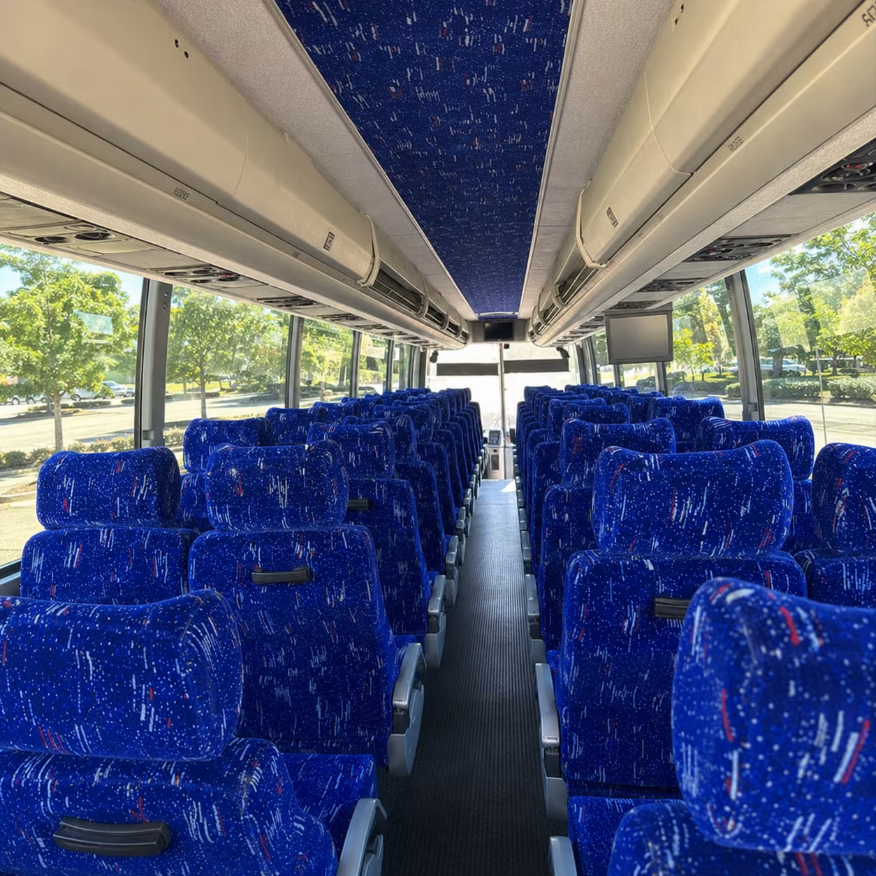 utica long distance transportation onboard seating