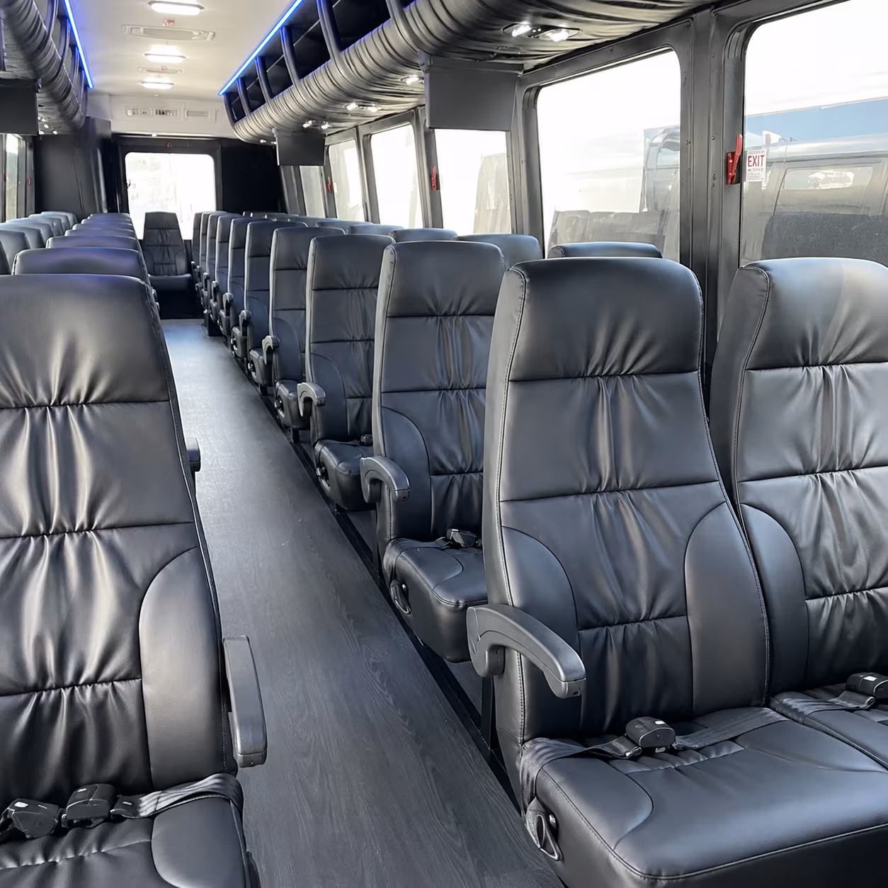utica religious group transportation onboard seating